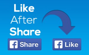 Like After Share Add-On